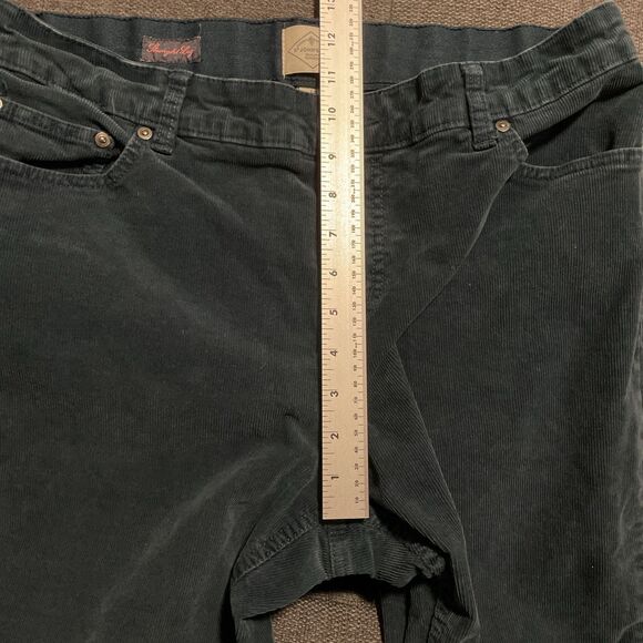 St. John's Bay Corduroy Pants Dark Blue Teal‎ Women's Size 14 Straight Leg - Picture 8 of 9